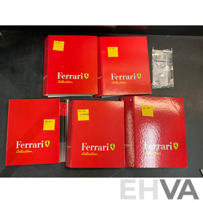 Five Albums of Ferrari Collection Magazine