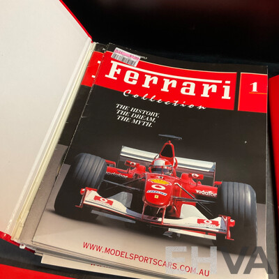Five Albums of Ferrari Collection Magazine