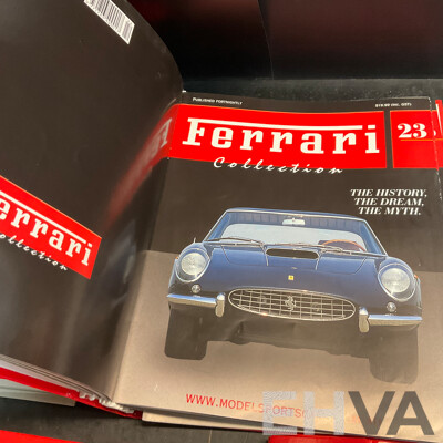 Five Albums of Ferrari Collection Magazine