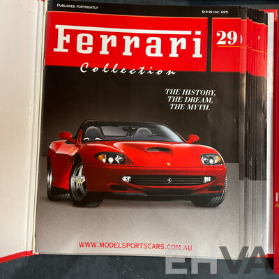Five Albums of Ferrari Collection Magazine