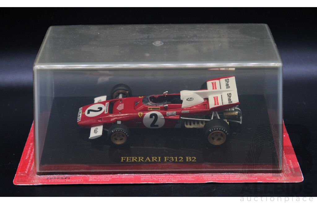 Five Diecast Ferraris Including - 312T2, F312 B2, F310 1996, 312 T4 1979, F2007 - 1:43 Scale