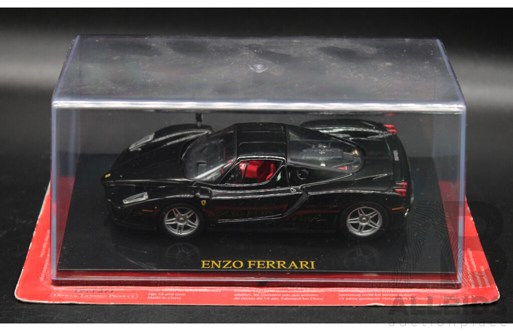 Eight Diecast Silver Ferrari Collection - 1:43 Scale