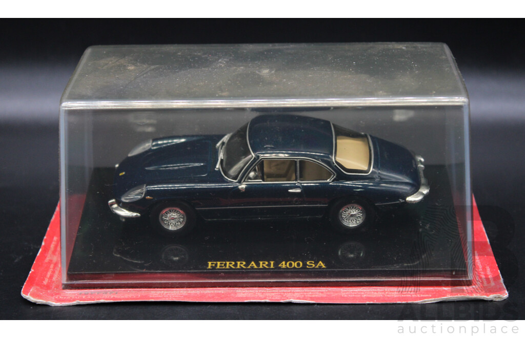 Eight Diecast Silver Ferrari Collection - 1:43 Scale