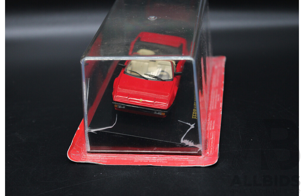 Six Red Diecast Ferrari Collection - 1:43 Scale