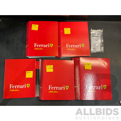 Five Albums of Ferrari Collection Magazine