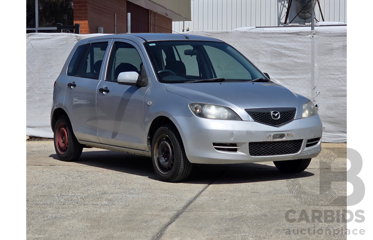1/2005 Mazda Mazda2 NEO DY MY05 UPGRADE 5d Hatchback Silver 1.5L