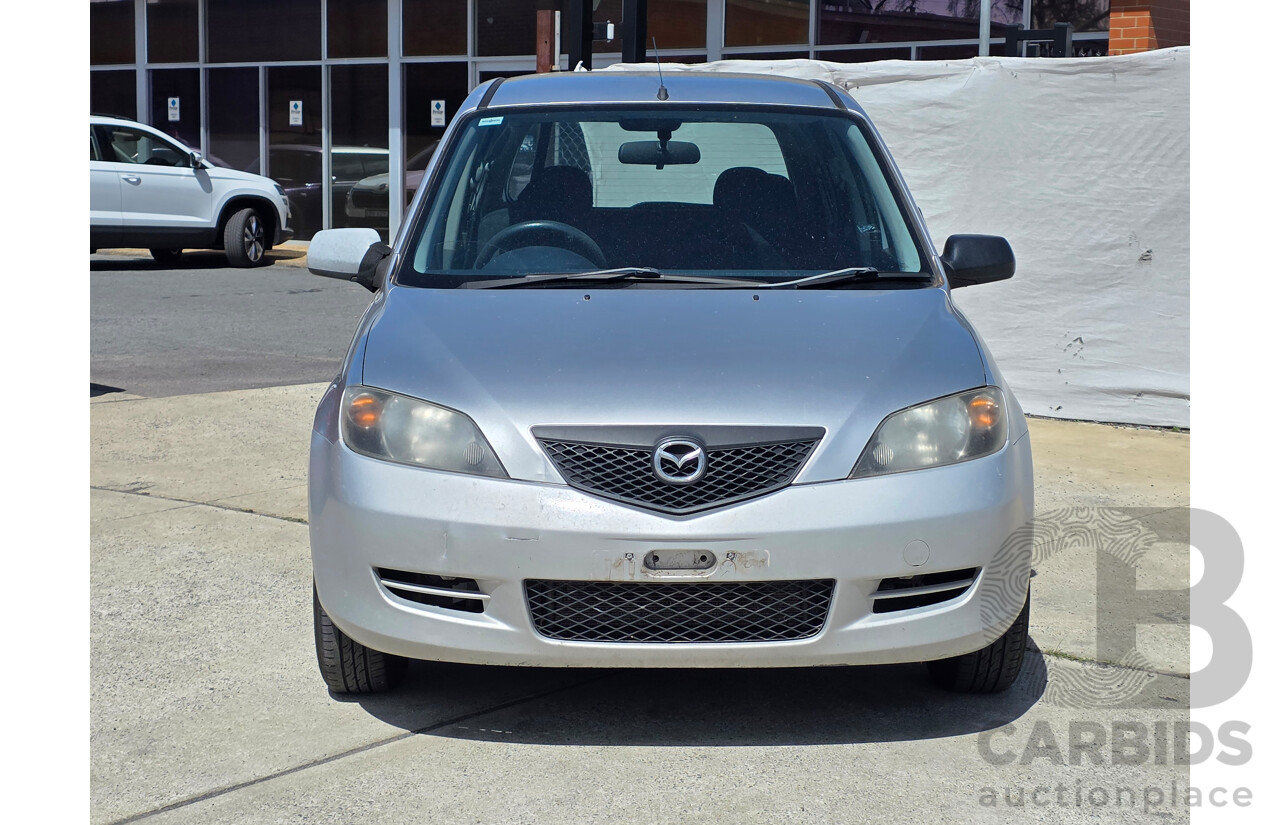 1/2005 Mazda Mazda2 NEO DY MY05 UPGRADE 5d Hatchback Silver 1.5L