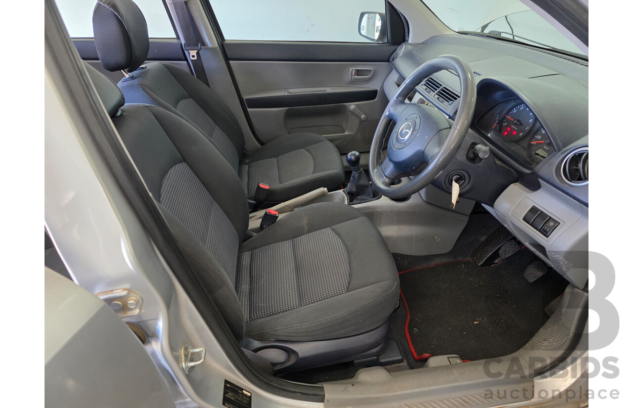 1/2005 Mazda Mazda2 NEO DY MY05 UPGRADE 5d Hatchback Silver 1.5L