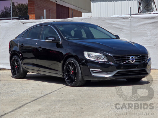 4/2014 Volvo S60 D4 Kinetic (AWD) F MY14 4d Sedan Black Turbo Diesel 2.0L