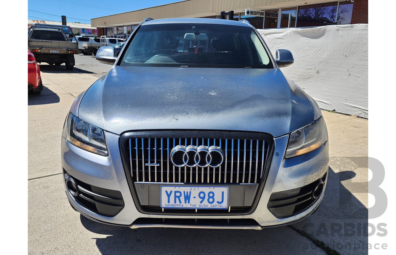 2/2012 Audi Q5 2.0 TFSI Quattro 8R MY12 4d Wagon Grey 2.0L