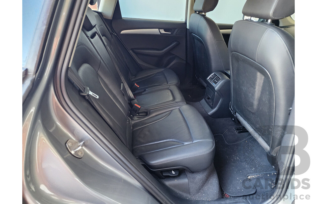 2/2012 Audi Q5 2.0 TFSI Quattro 8R MY12 4d Wagon Grey 2.0L