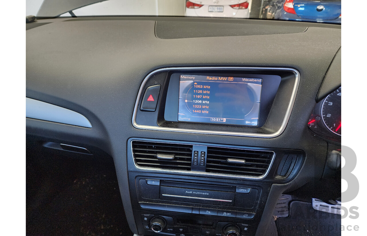 2/2012 Audi Q5 2.0 TFSI Quattro 8R MY12 4d Wagon Grey 2.0L