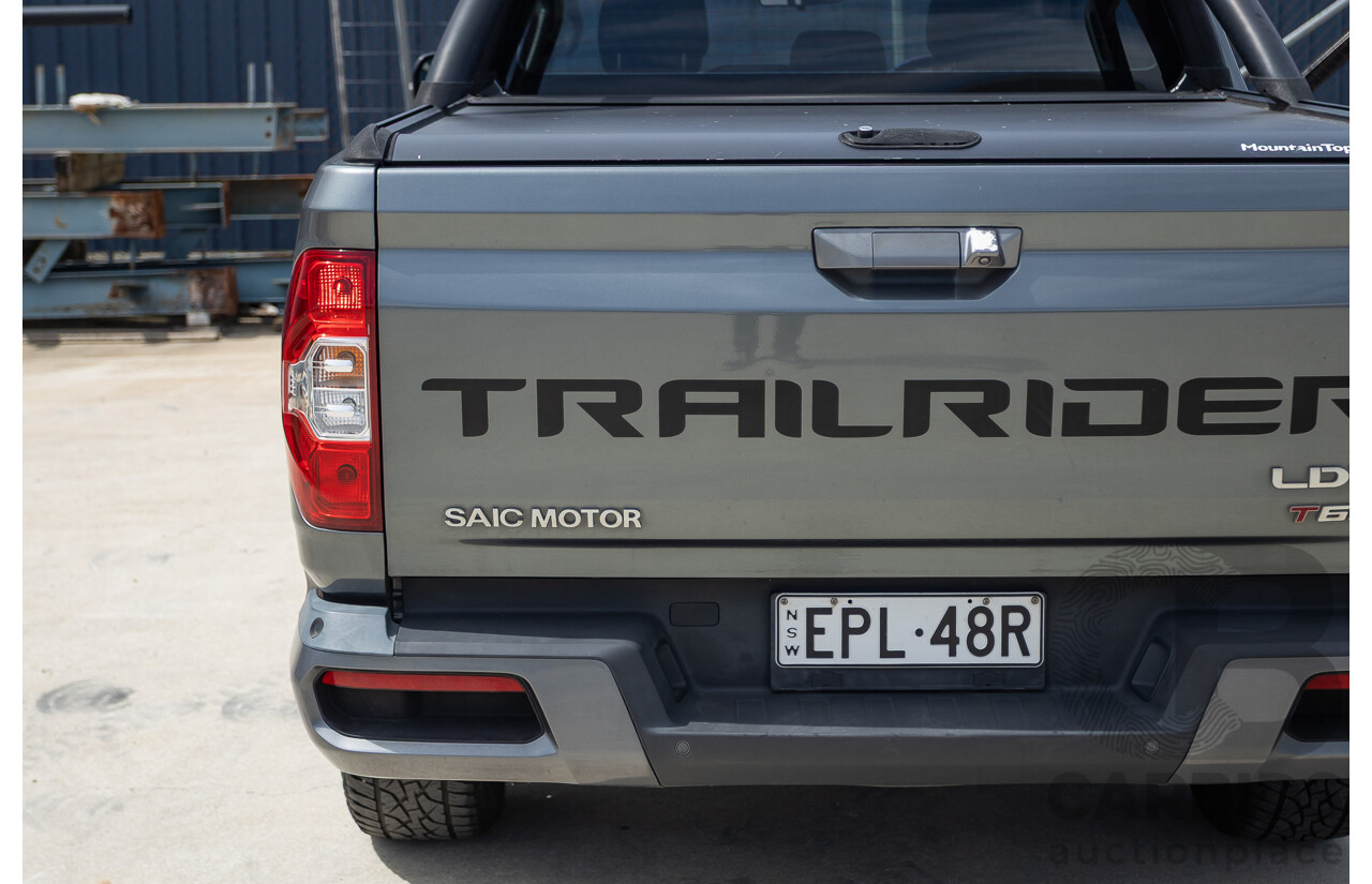 07/2019 LDV T60 Trailrider (4x4) SK8C Double Cab Utility Grey Turbo Diesel 2.8L