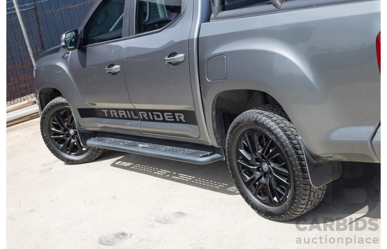 07/2019 LDV T60 Trailrider (4x4) SK8C Double Cab Utility Grey Turbo Diesel 2.8L