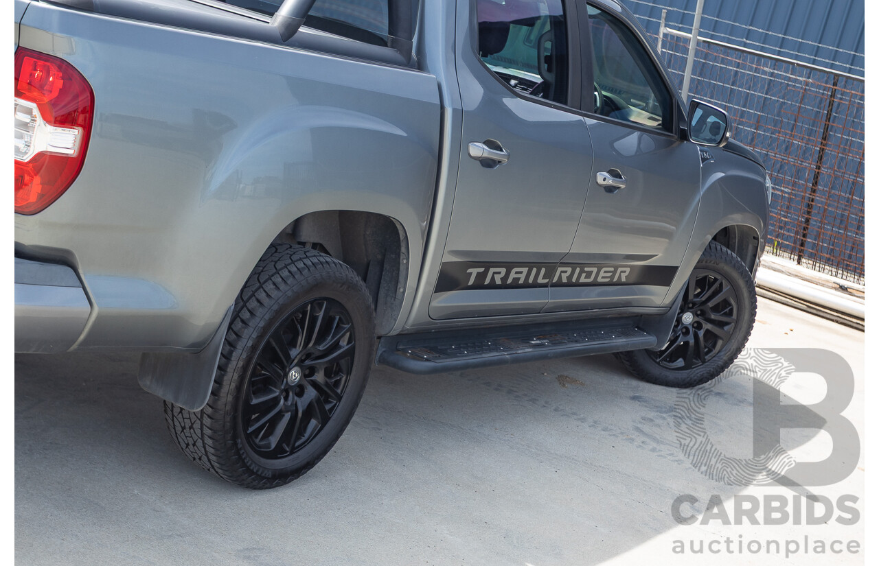 07/2019 LDV T60 Trailrider (4x4) SK8C Double Cab Utility Grey Turbo Diesel 2.8L