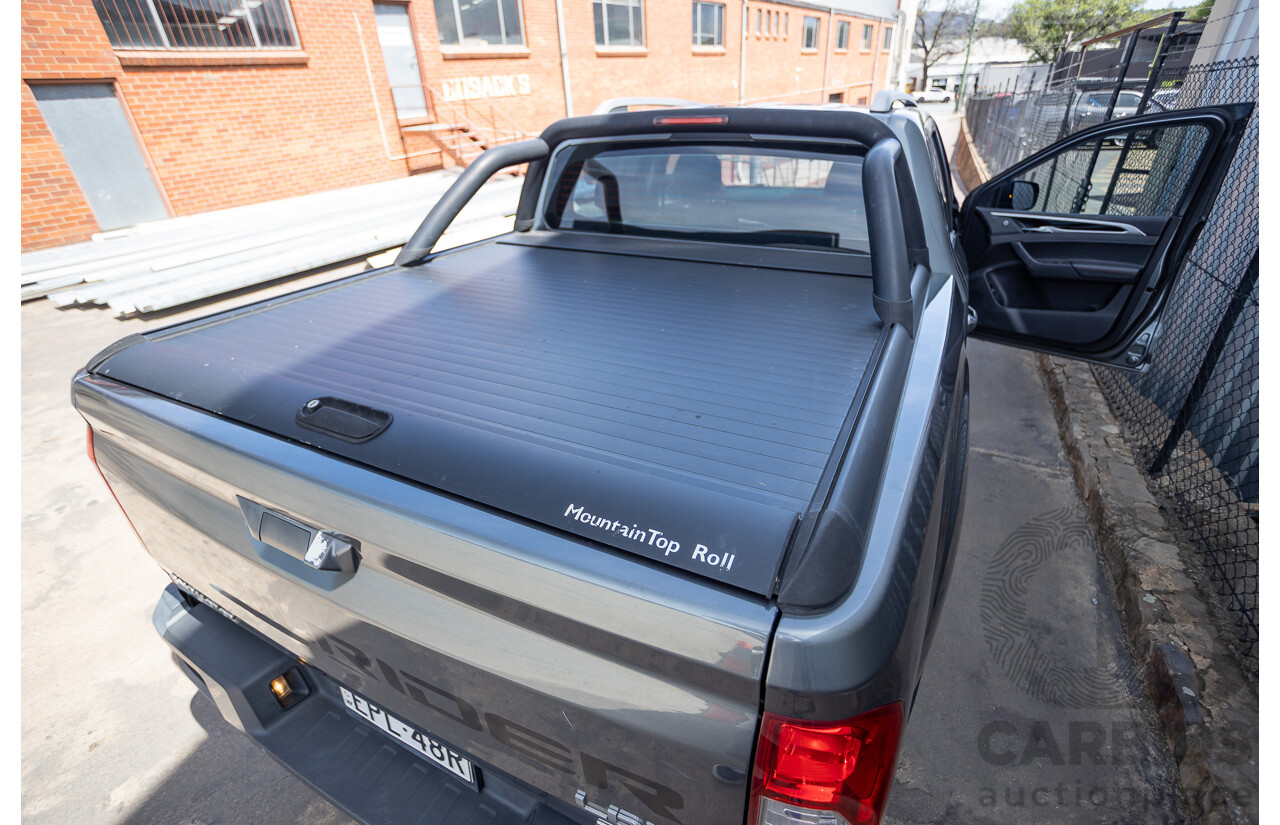 07/2019 LDV T60 Trailrider (4x4) SK8C Double Cab Utility Grey Turbo Diesel 2.8L
