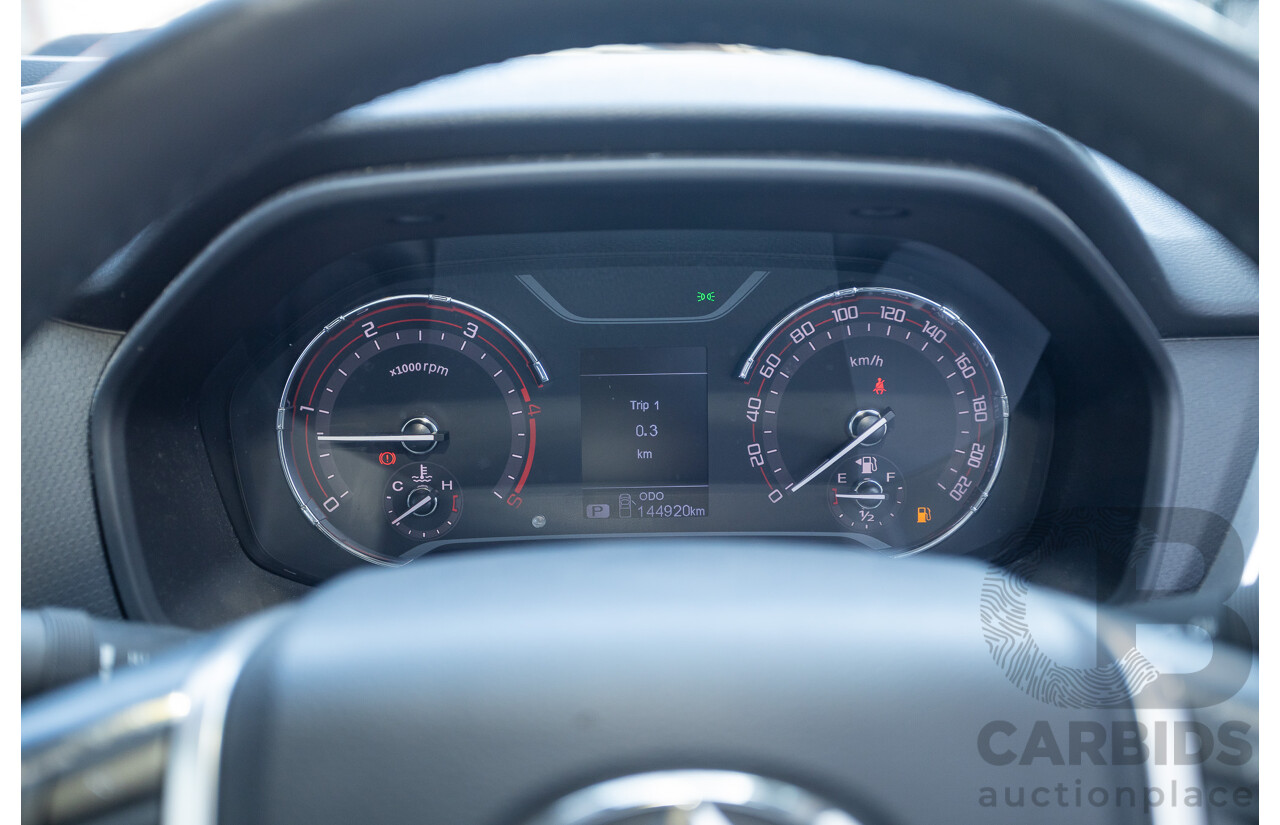 07/2019 LDV T60 Trailrider (4x4) SK8C Double Cab Utility Grey Turbo Diesel 2.8L