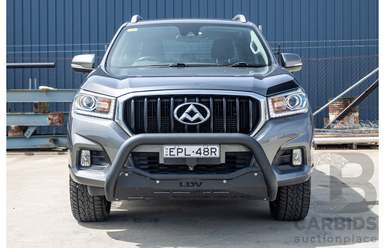07/2019 LDV T60 Trailrider (4x4) SK8C Double Cab Utility Grey Turbo Diesel 2.8L