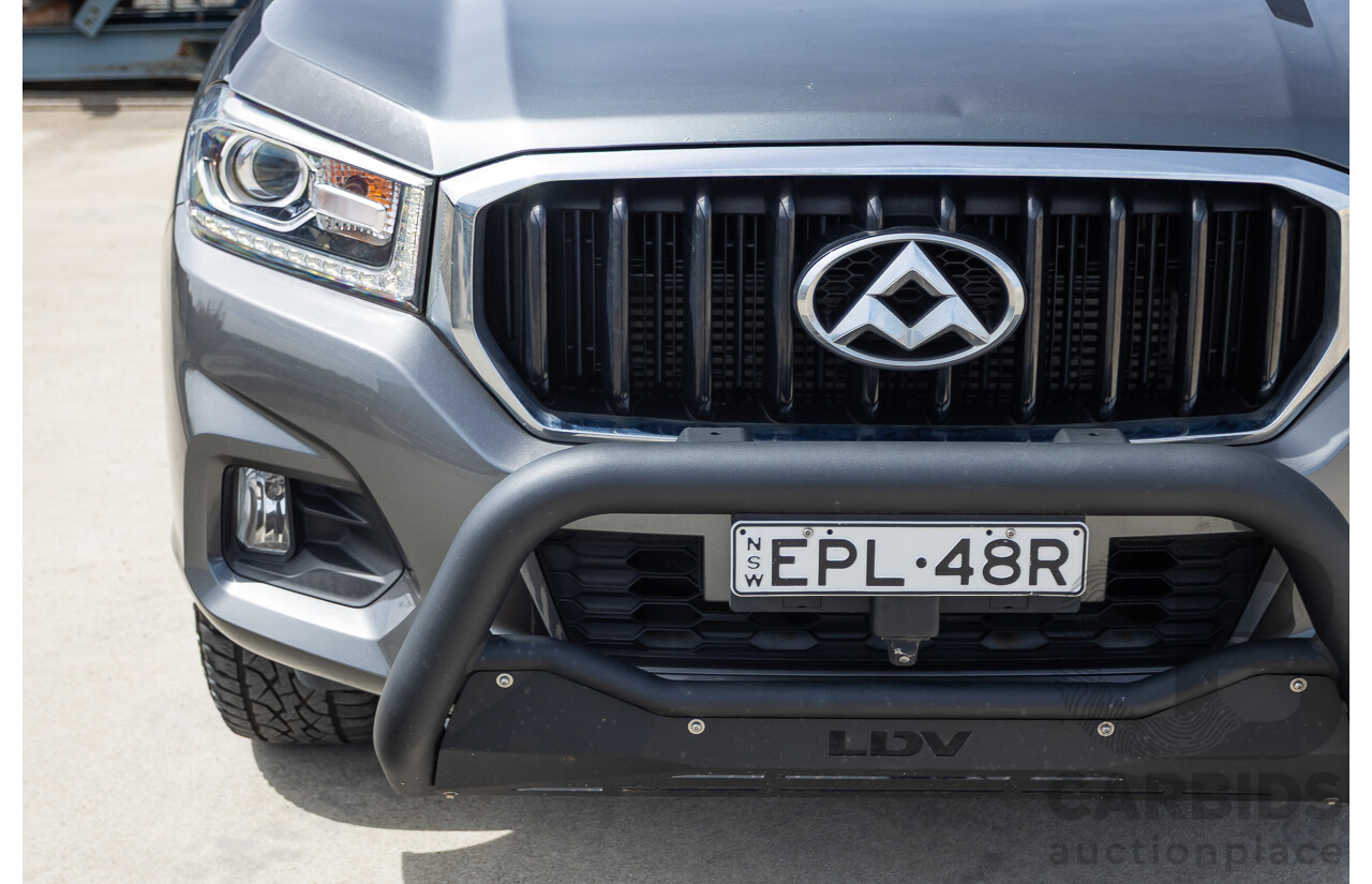 07/2019 LDV T60 Trailrider (4x4) SK8C Double Cab Utility Grey Turbo Diesel 2.8L