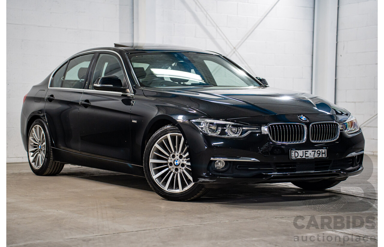 06/2016 BMW 320d Luxury Line (RWD) F30 LCI 4d Sedan Black Sapphire Metallic Turbo 2.0L