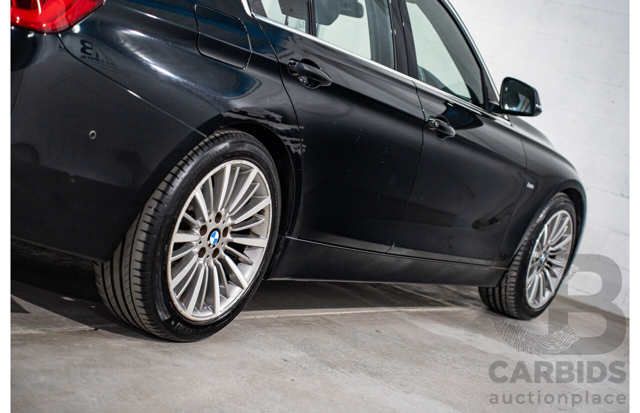 06/2016 BMW 320d Luxury Line (RWD) F30 LCI 4d Sedan Black Sapphire Metallic Turbo 2.0L