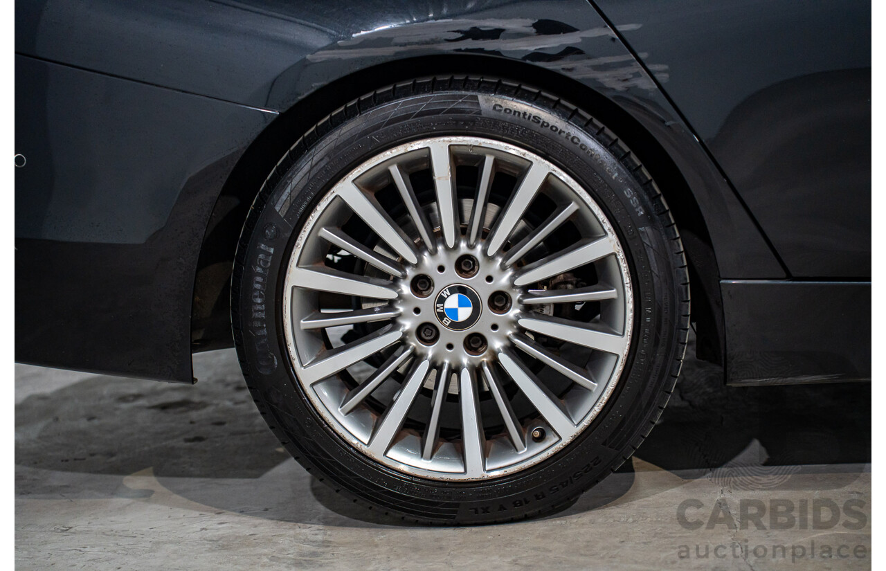 06/2016 BMW 320d Luxury Line (RWD) F30 LCI 4d Sedan Black Sapphire Metallic Turbo 2.0L