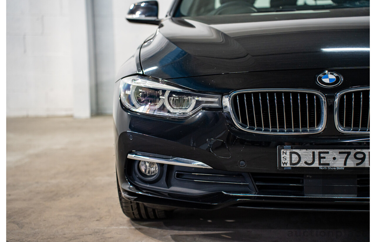 06/2016 BMW 320d Luxury Line (RWD) F30 LCI 4d Sedan Black Sapphire Metallic Turbo 2.0L