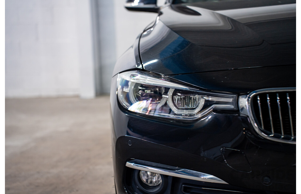 06/2016 BMW 320d Luxury Line (RWD) F30 LCI 4d Sedan Black Sapphire Metallic Turbo 2.0L