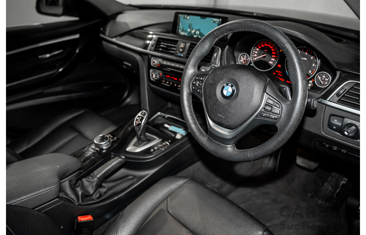 06/2016 BMW 320d Luxury Line (RWD) F30 LCI 4d Sedan Black Sapphire Metallic Turbo 2.0L