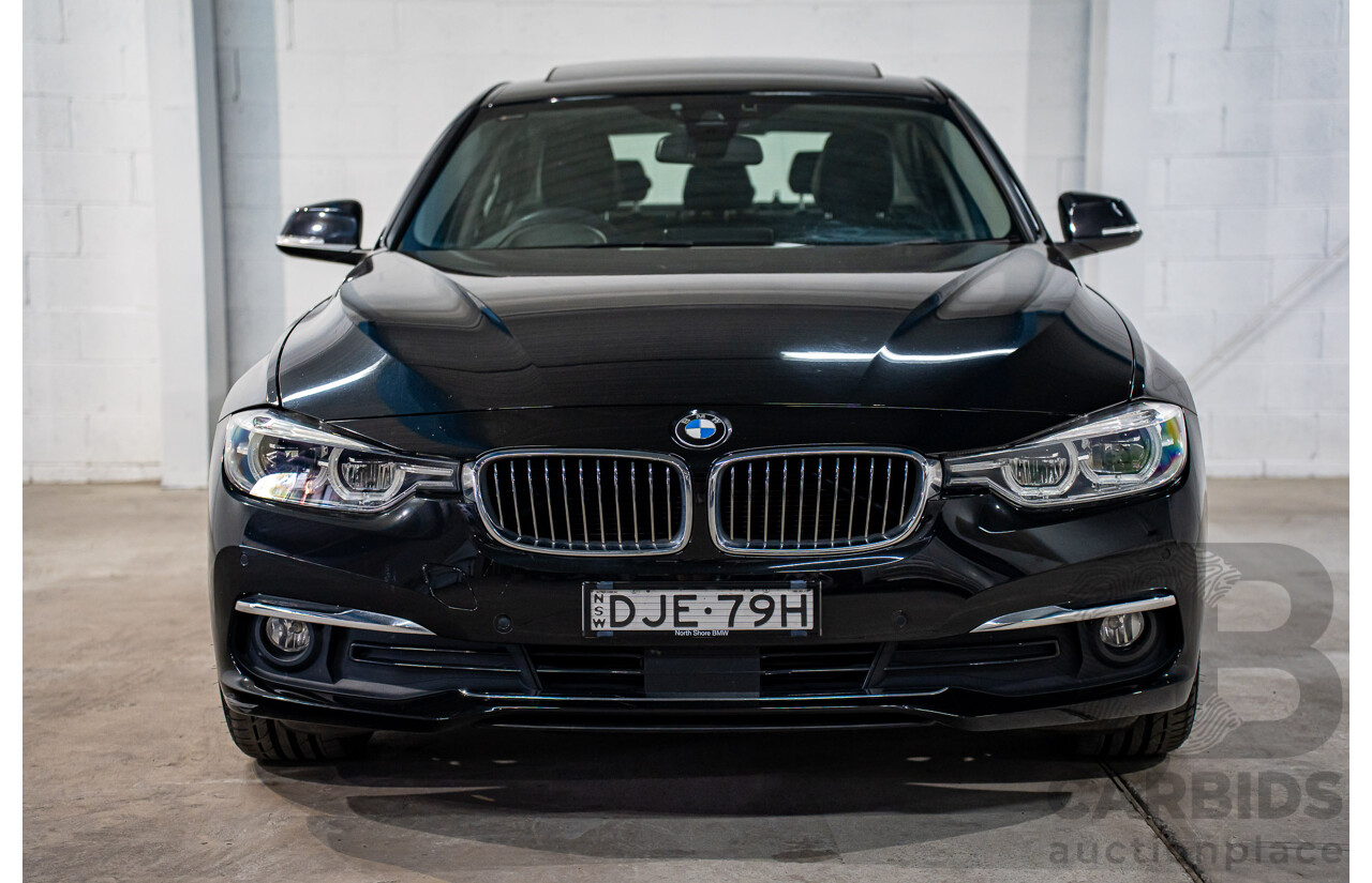 06/2016 BMW 320d Luxury Line (RWD) F30 LCI 4d Sedan Black Sapphire Metallic Turbo 2.0L