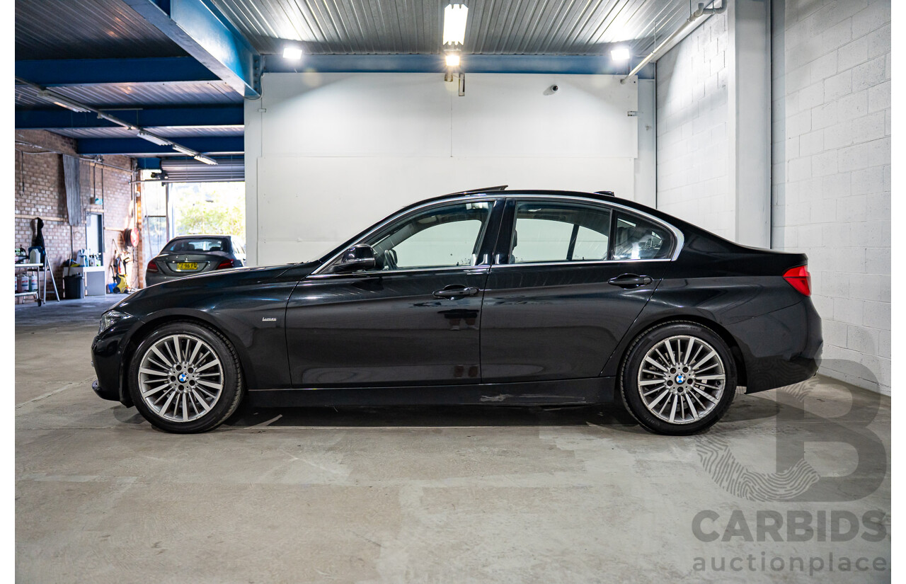 06/2016 BMW 320d Luxury Line (RWD) F30 LCI 4d Sedan Black Sapphire Metallic Turbo 2.0L