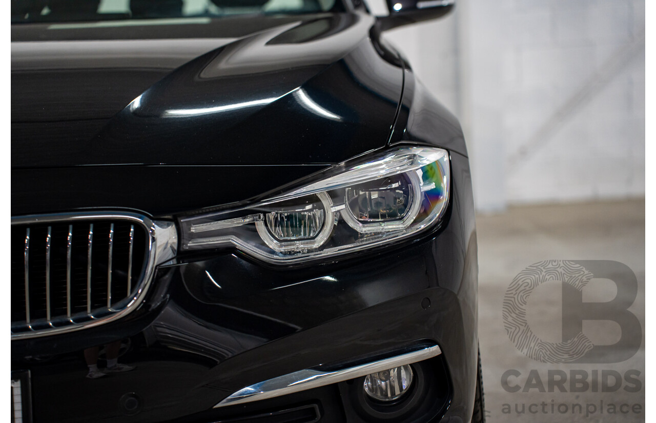 06/2016 BMW 320d Luxury Line (RWD) F30 LCI 4d Sedan Black Sapphire Metallic Turbo 2.0L
