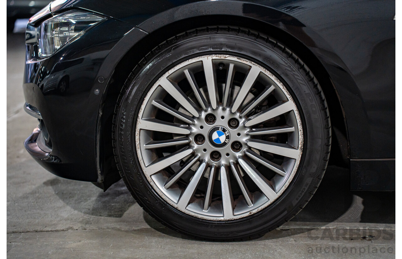 06/2016 BMW 320d Luxury Line (RWD) F30 LCI 4d Sedan Black Sapphire Metallic Turbo 2.0L