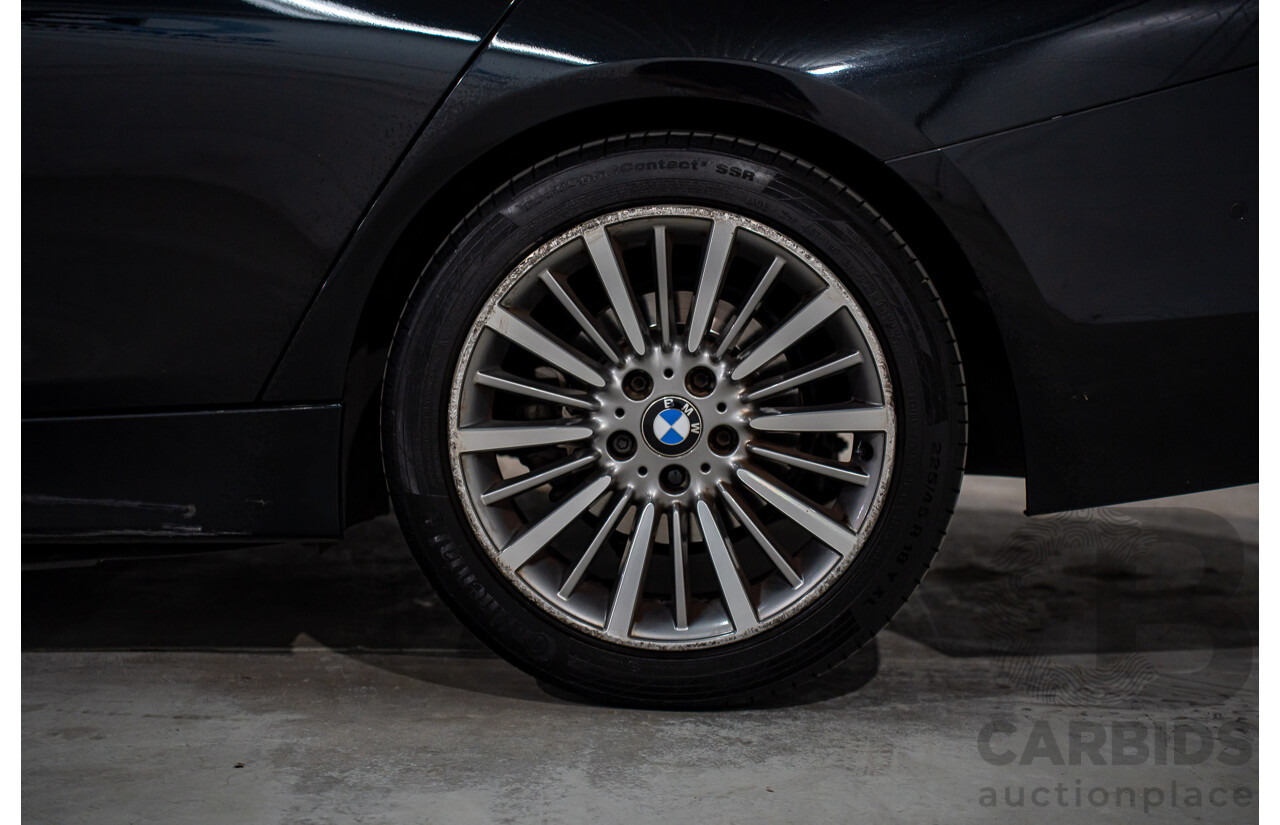 06/2016 BMW 320d Luxury Line (RWD) F30 LCI 4d Sedan Black Sapphire Metallic Turbo 2.0L