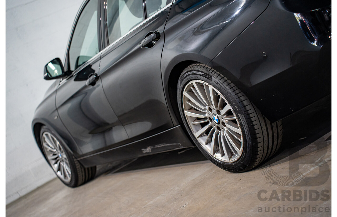06/2016 BMW 320d Luxury Line (RWD) F30 LCI 4d Sedan Black Sapphire Metallic Turbo 2.0L