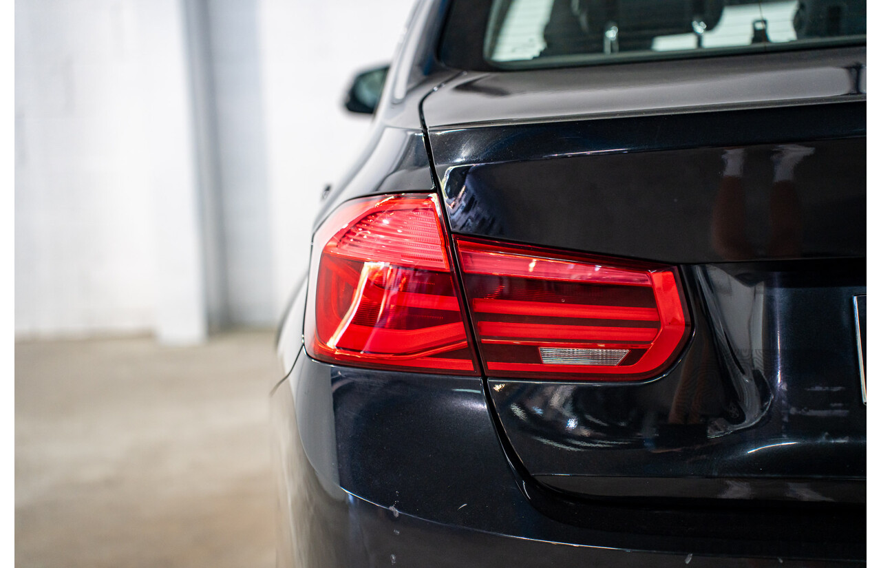 06/2016 BMW 320d Luxury Line (RWD) F30 LCI 4d Sedan Black Sapphire Metallic Turbo 2.0L