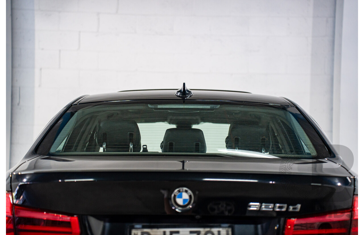 06/2016 BMW 320d Luxury Line (RWD) F30 LCI 4d Sedan Black Sapphire Metallic Turbo 2.0L
