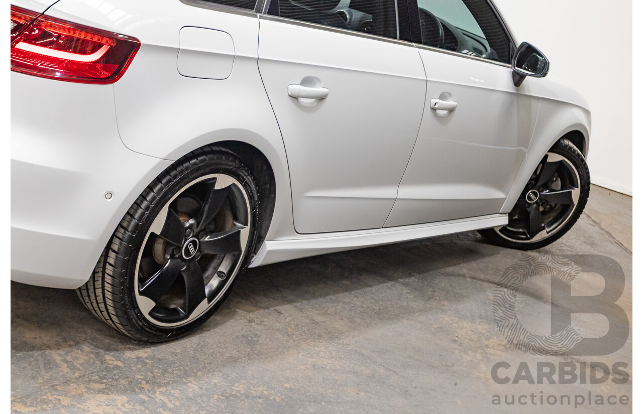 Audi A3 1.8 TFSI Quattro S-Line Ambition (AWD) 8V 5D Hatchback Glacier White Turbo 1.8L