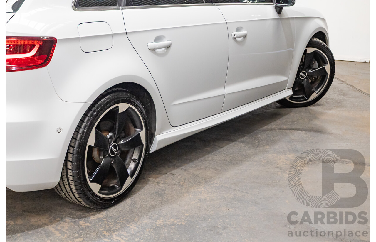 Audi A3 1.8 TFSI Quattro S-Line Ambition (AWD) 8V 5D Hatchback Glacier White Turbo 1.8L