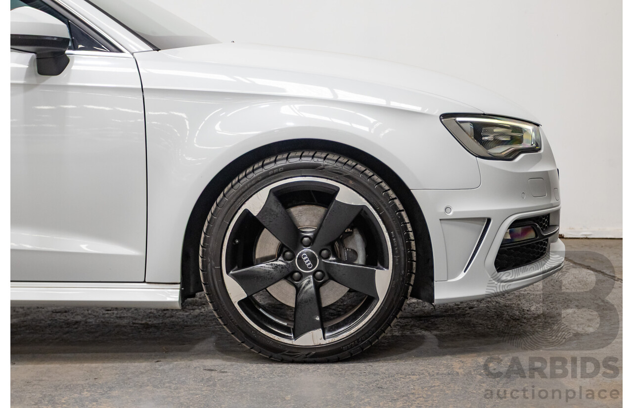 Audi A3 1.8 TFSI Quattro S-Line Ambition (AWD) 8V 5D Hatchback Glacier White Turbo 1.8L