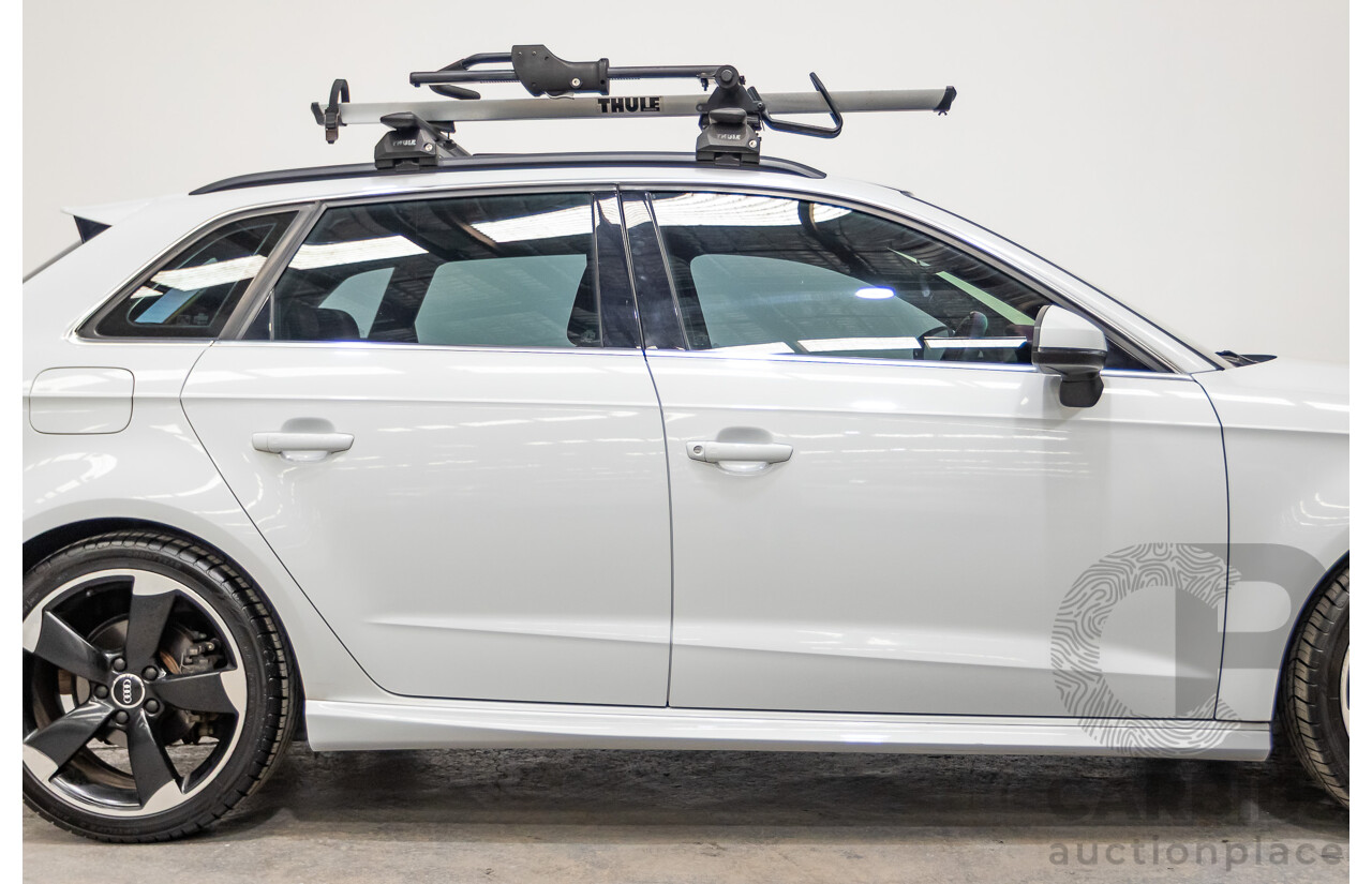 Audi A3 1.8 TFSI Quattro S-Line Ambition (AWD) 8V 5D Hatchback Glacier White Turbo 1.8L