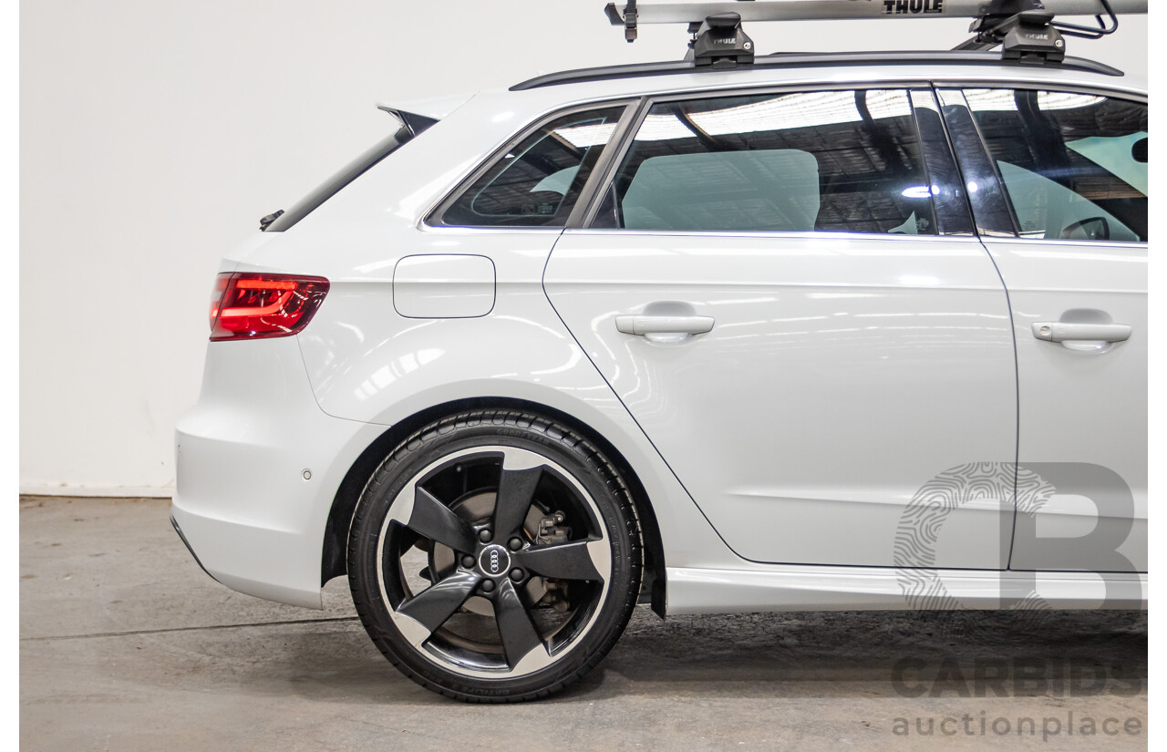 Audi A3 1.8 TFSI Quattro S-Line Ambition (AWD) 8V 5D Hatchback Glacier White Turbo 1.8L