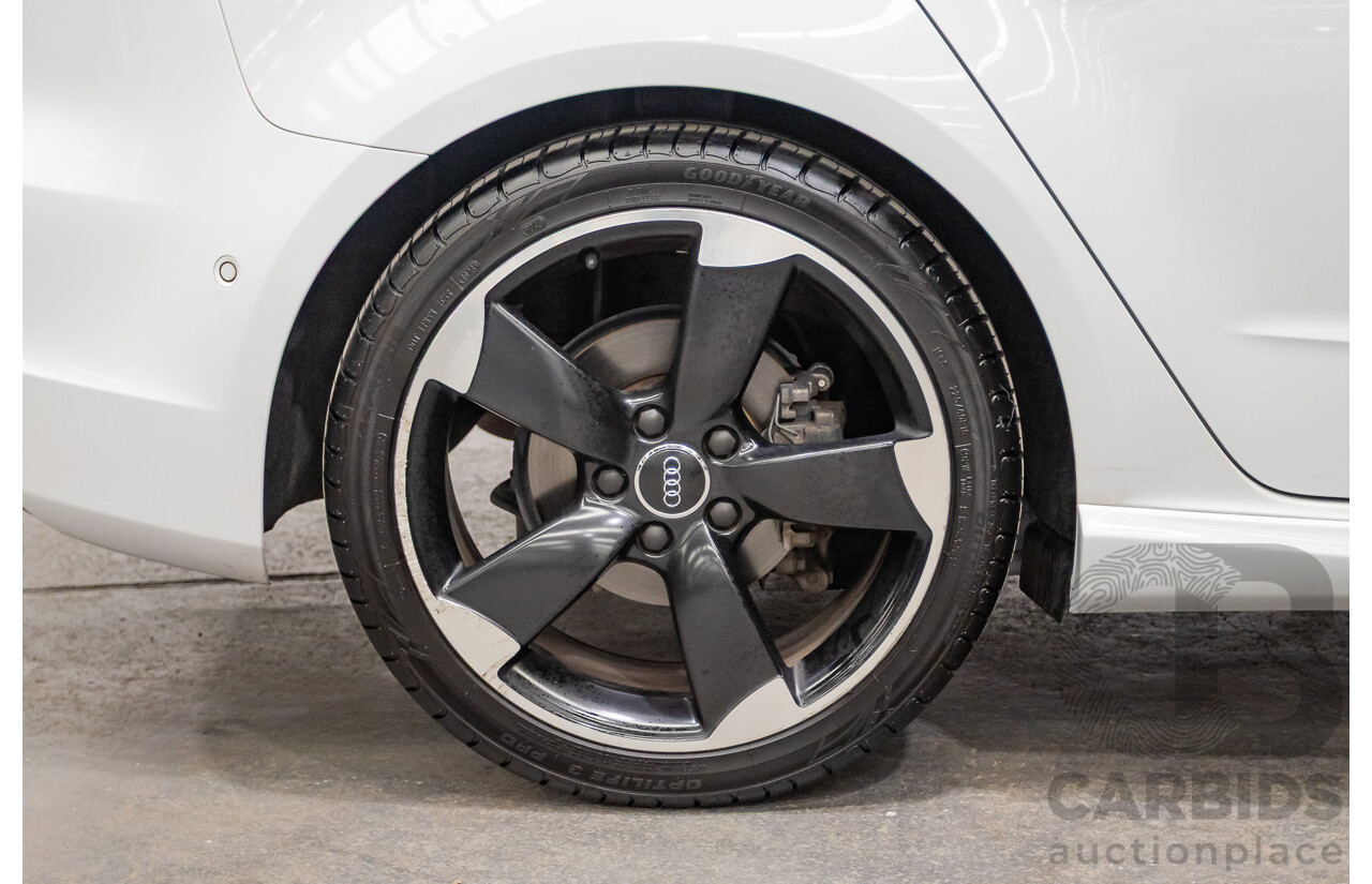 Audi A3 1.8 TFSI Quattro S-Line Ambition (AWD) 8V 5D Hatchback Glacier White Turbo 1.8L