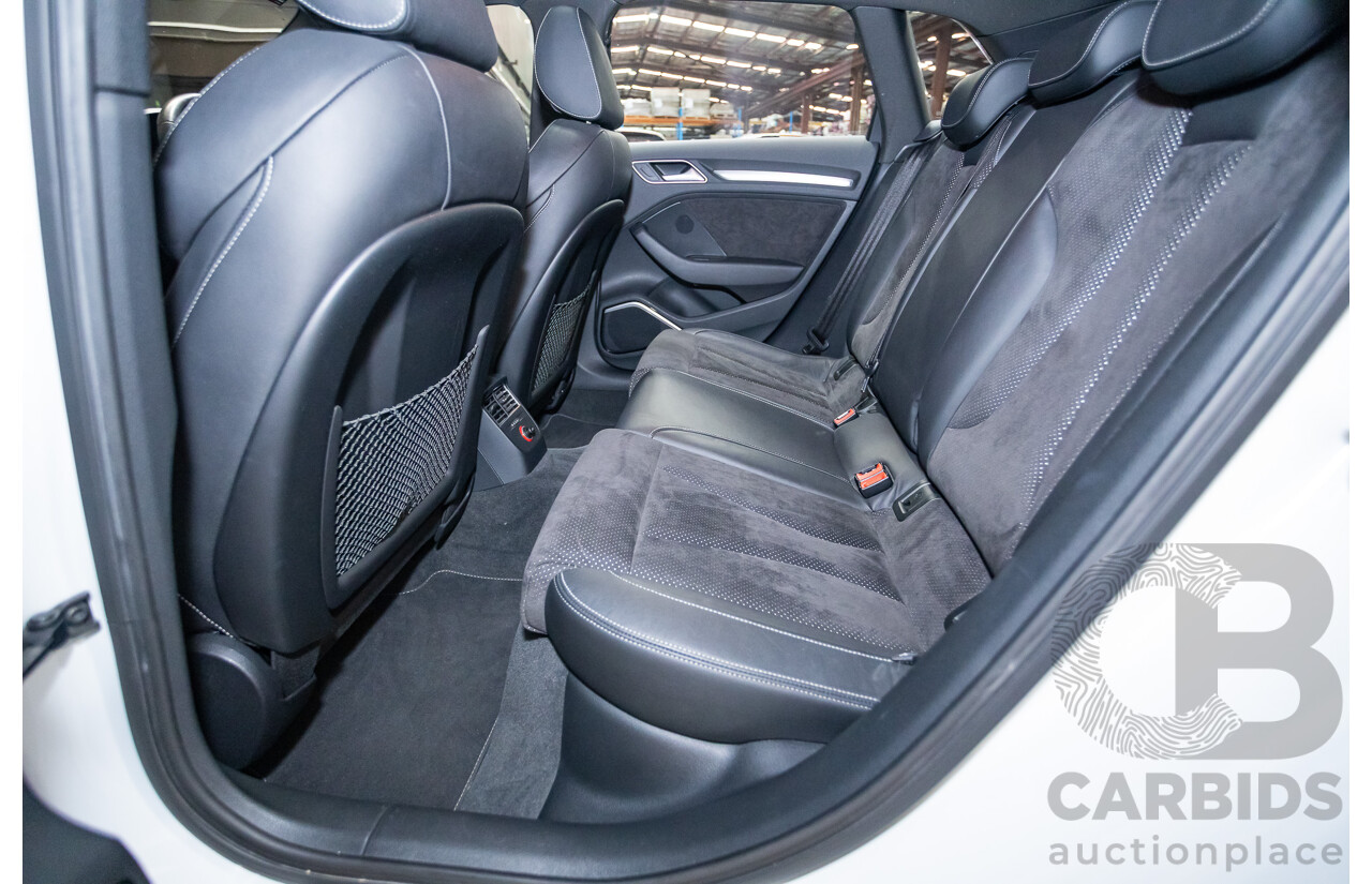 Audi A3 1.8 TFSI Quattro S-Line Ambition (AWD) 8V 5D Hatchback Glacier White Turbo 1.8L