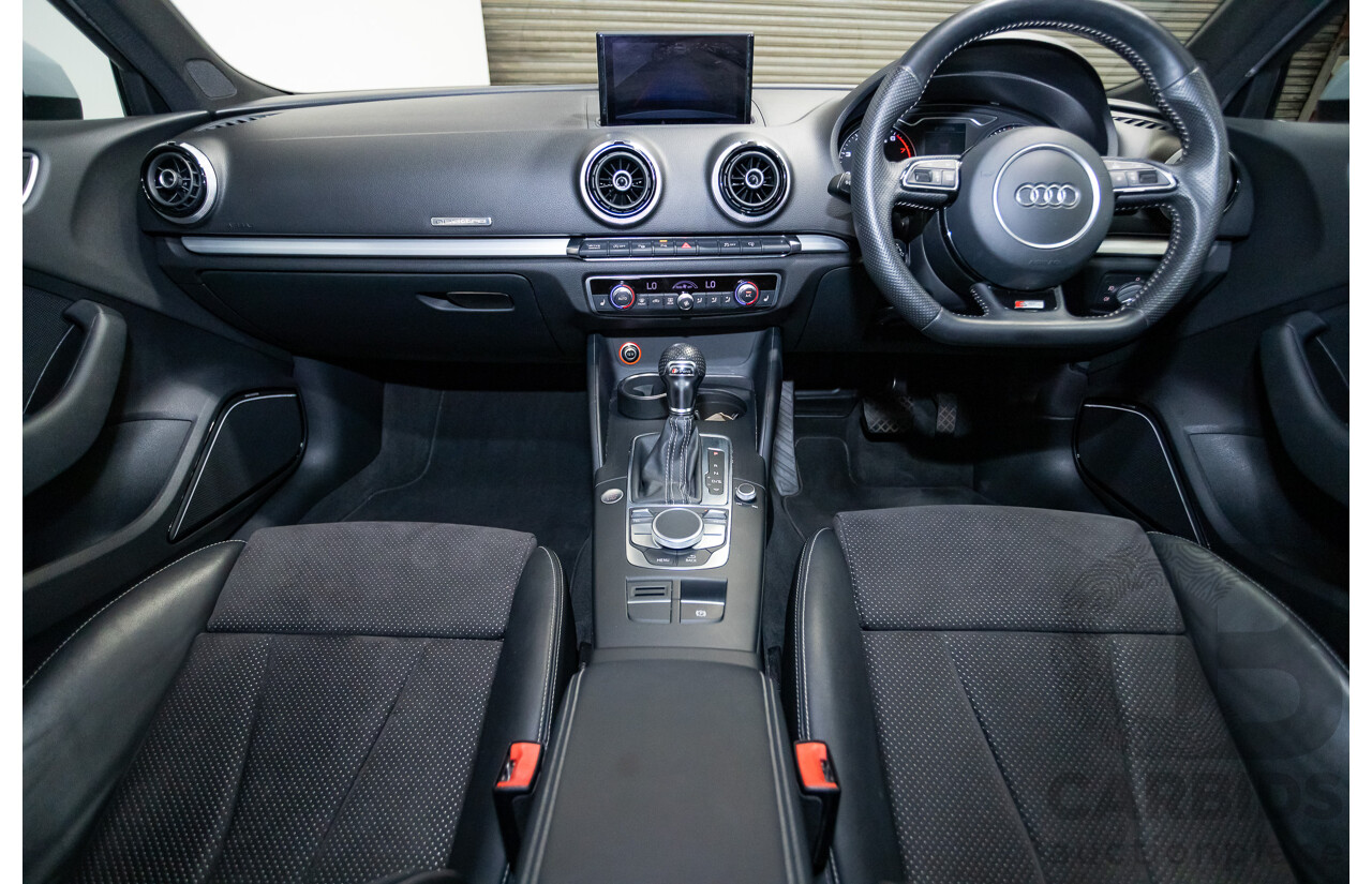 Audi A3 1.8 TFSI Quattro S-Line Ambition (AWD) 8V 5D Hatchback Glacier White Turbo 1.8L