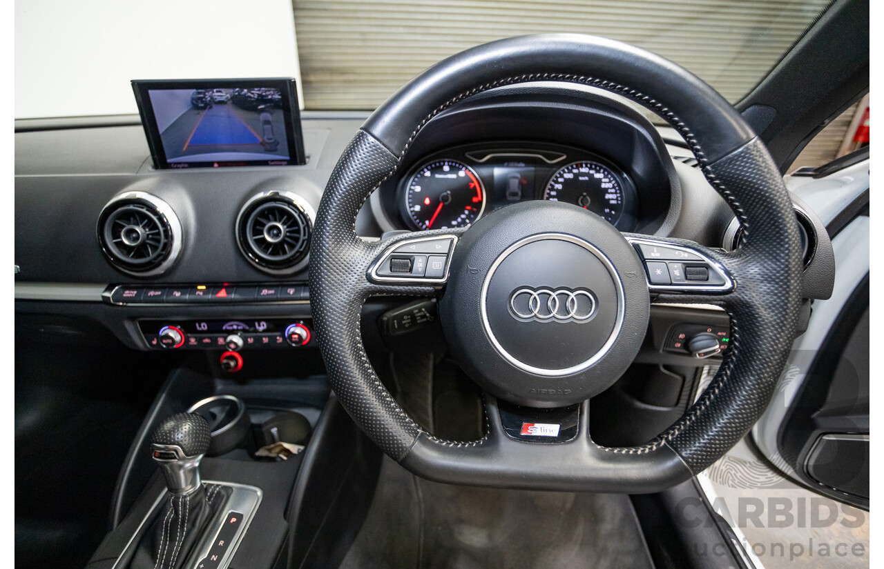Audi A3 1.8 TFSI Quattro S-Line Ambition (AWD) 8V 5D Hatchback Glacier White Turbo 1.8L