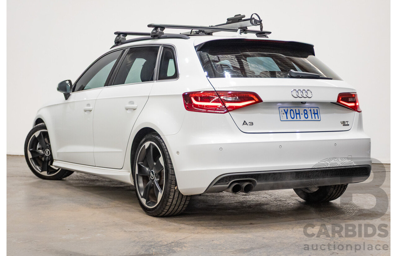 Audi A3 1.8 TFSI Quattro S-Line Ambition (AWD) 8V 5D Hatchback Glacier White Turbo 1.8L