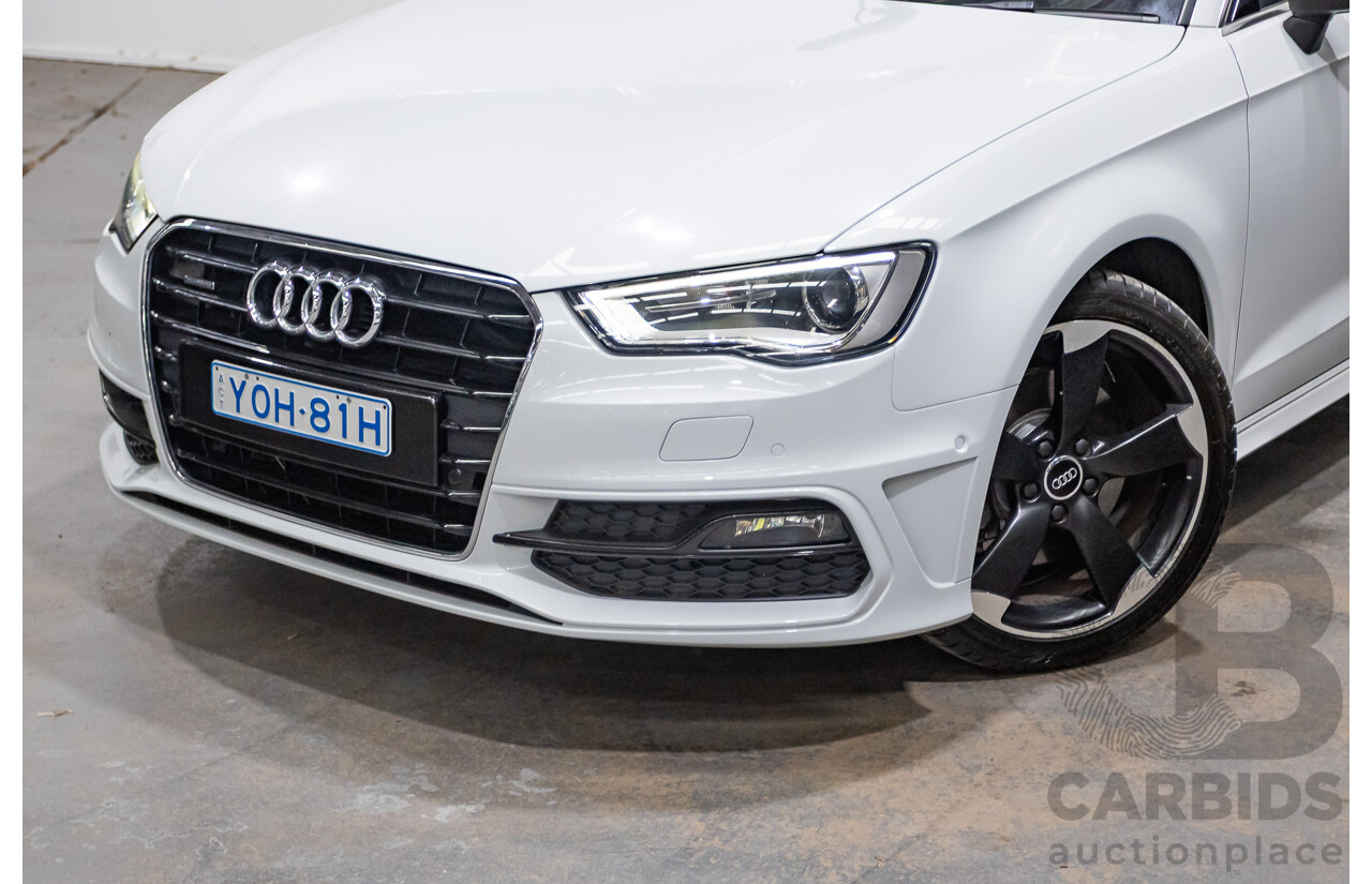 Audi A3 1.8 TFSI Quattro S-Line Ambition (AWD) 8V 5D Hatchback Glacier White Turbo 1.8L