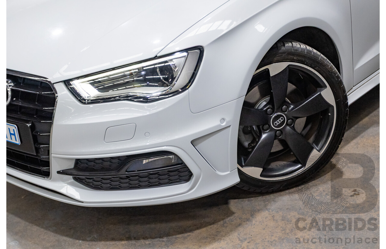 Audi A3 1.8 TFSI Quattro S-Line Ambition (AWD) 8V 5D Hatchback Glacier White Turbo 1.8L