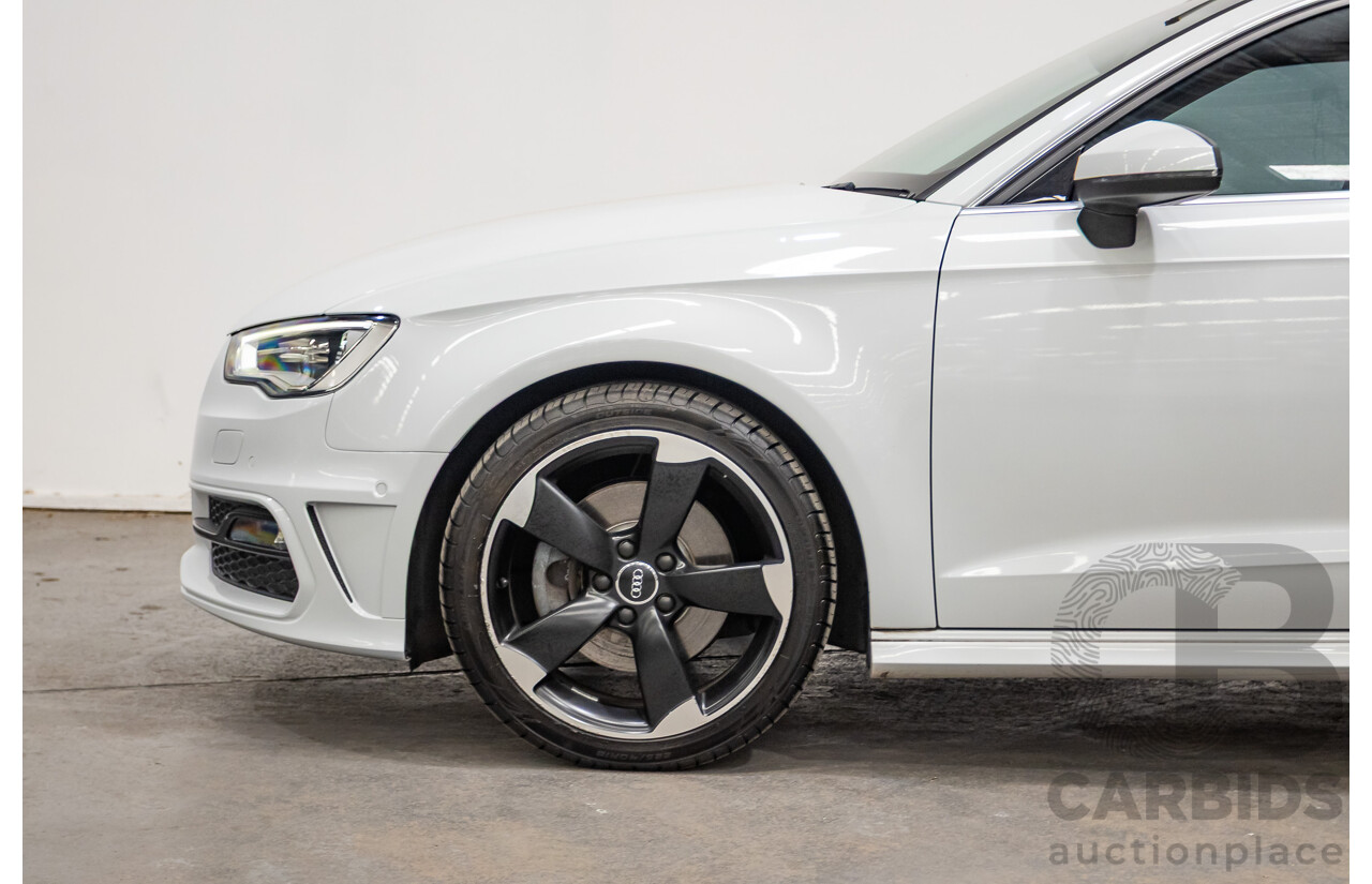 Audi A3 1.8 TFSI Quattro S-Line Ambition (AWD) 8V 5D Hatchback Glacier White Turbo 1.8L